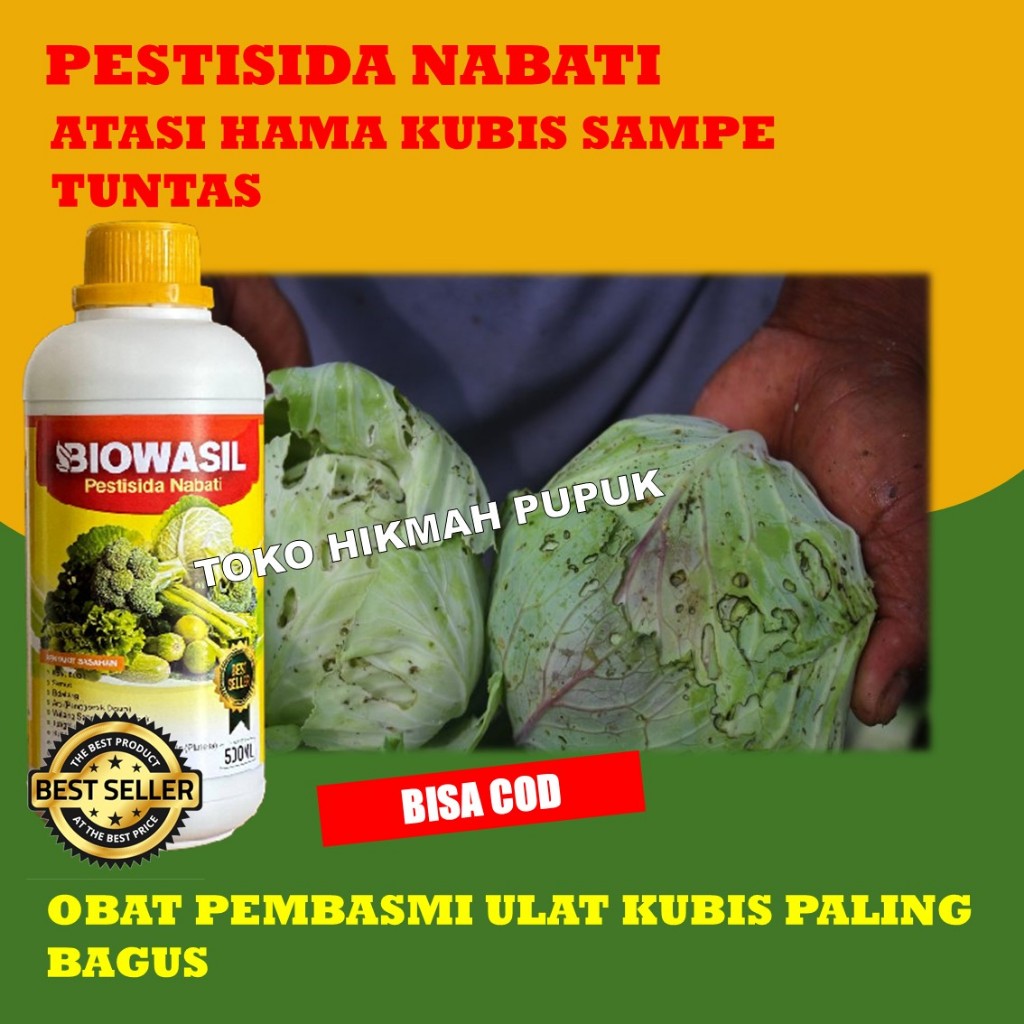 BIOWASIL Pestisida Nabati - Insektisida Pestisida Organik BIOWASIL Obat Hama Semua Tanaman Pembasmi 