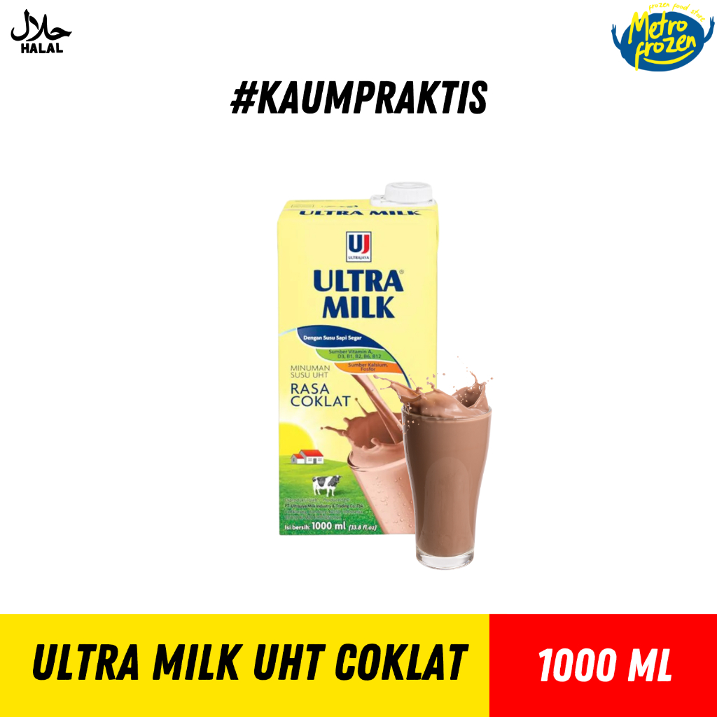 

UltraMilk UHT Coklat 1L// susu UHT// susu rasa coklat