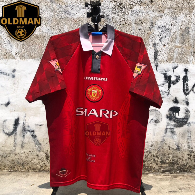 Manchester United 1996 1997 1998 Home Kit (Cobra)