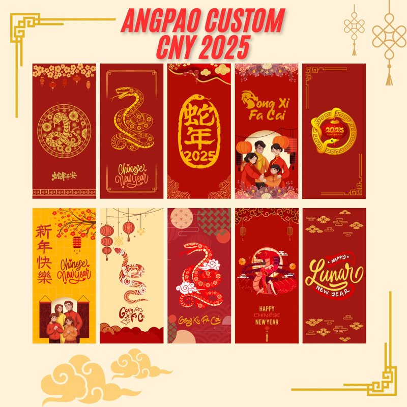 

ANGPAO CHINESE NEW YEAR 2025 (SNAKE SERIES)