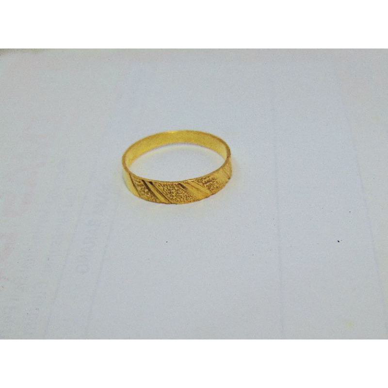 Cincin Pasir 1grm/ Cincin Emas Muda 1gr/ Cincin Wanita Emas Muda