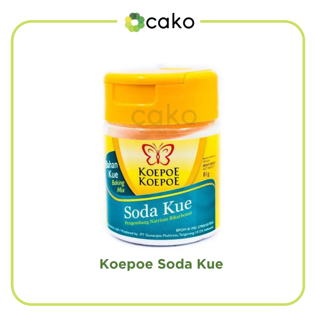 

Koepoe Soda Kue 81gr / Kupu Kupu