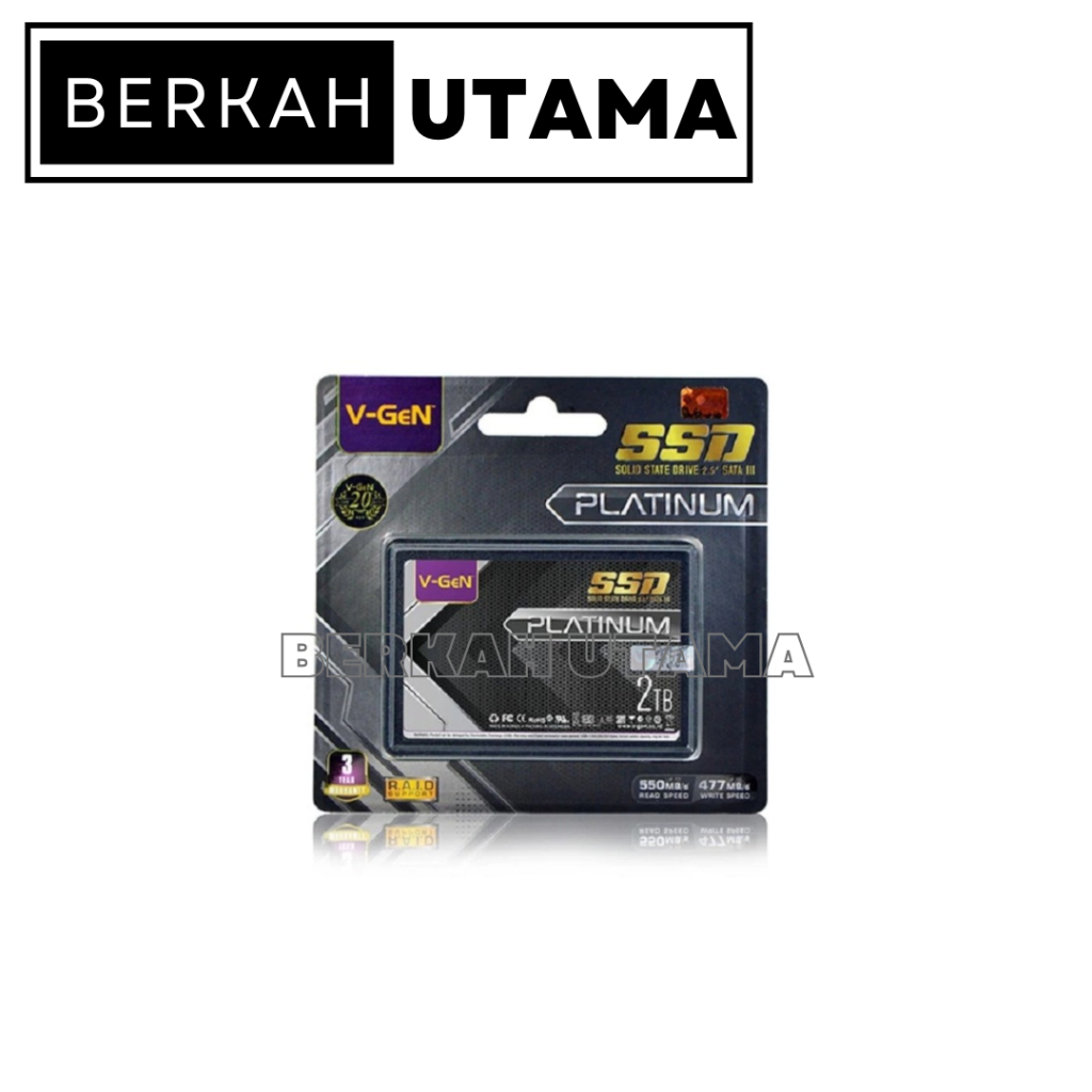 SSD VGEN PLATINUM 2TB SATA 3 - SSD SATA III V-GEN 2 TB