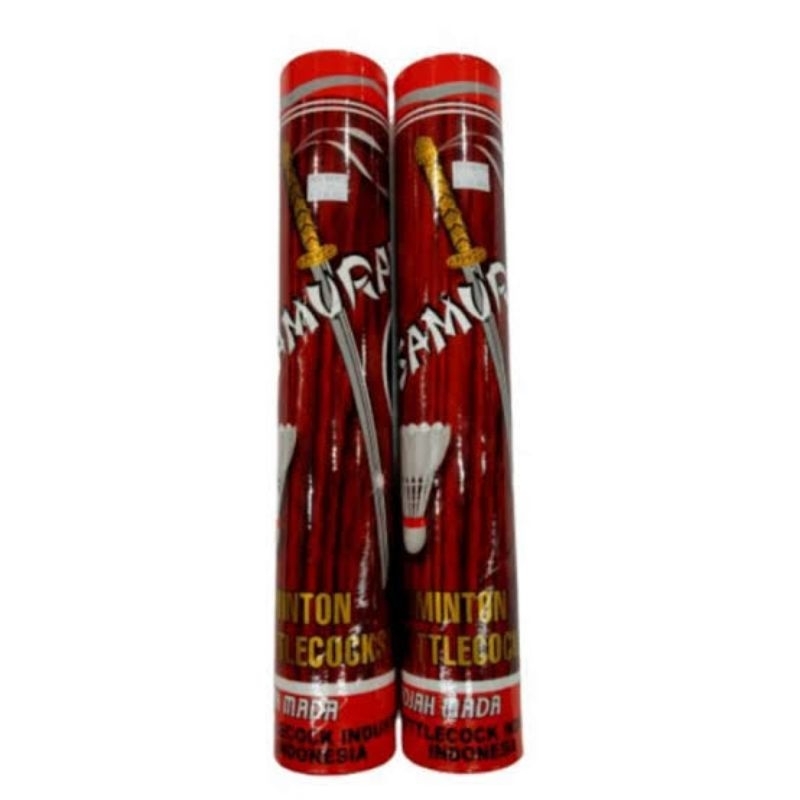 kok shuttlecock samurai merah