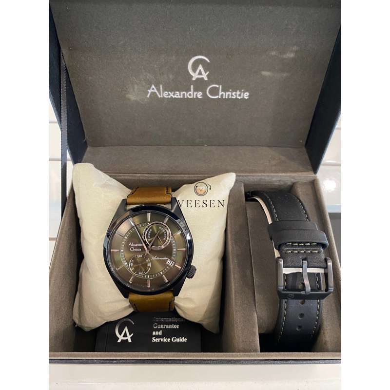 Jam Tangan Alexandre Christie Ac 3041 Original Automatic Pria