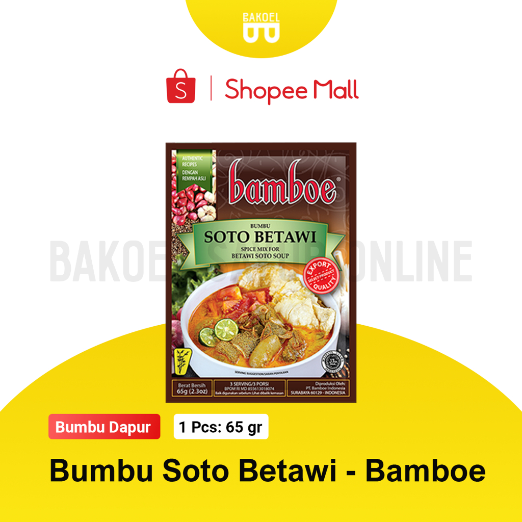 

Bamboe - Soto Betawi / Bumbu Instant - Bakoel Sayur Online
