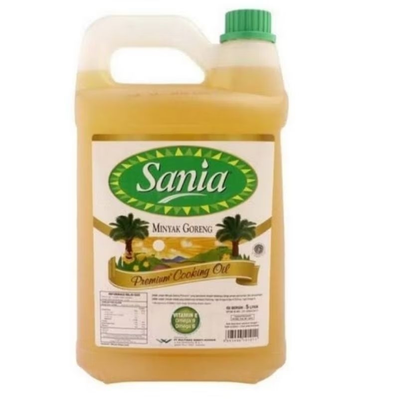 

Minyak goreng Sania derigen 5liter 5L 5000ml re