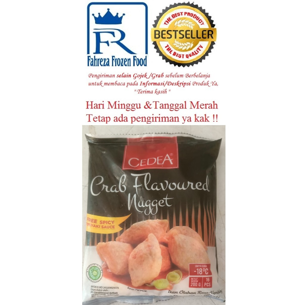 

Cedea Crab Flavoured Nugget 200 Gram Harga Promo