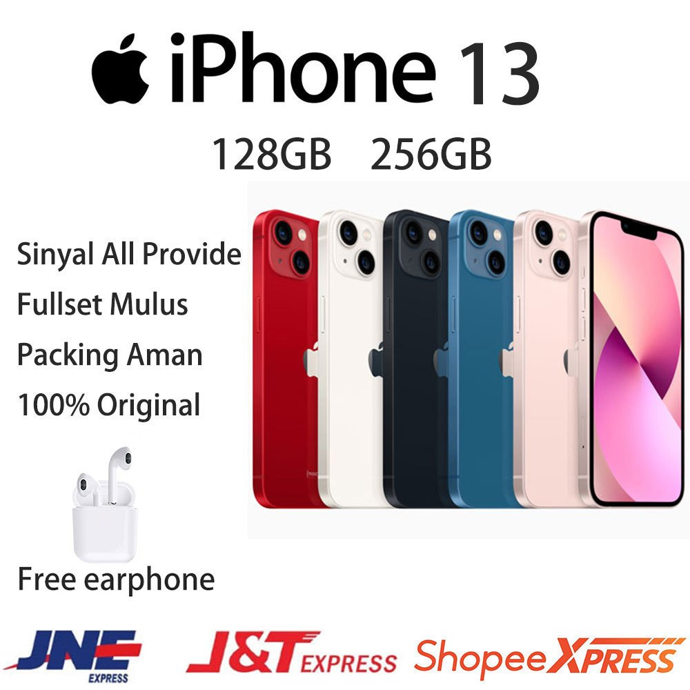 Apple IPHONE 13 128GB /256GB SECOND ORIGINAL BERGARANSI LIKE NEW | HP IP 13 MULUS NORMAL