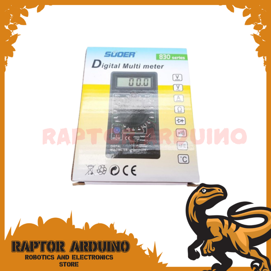 Digital Multimeter Multitester Suoer DT-830D DT830D DT 830 D