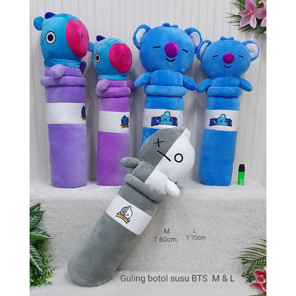 Guling Boneka Bts 60cm/Guling Lucu/Guling Chimmy Tata mang van shooky koya rj