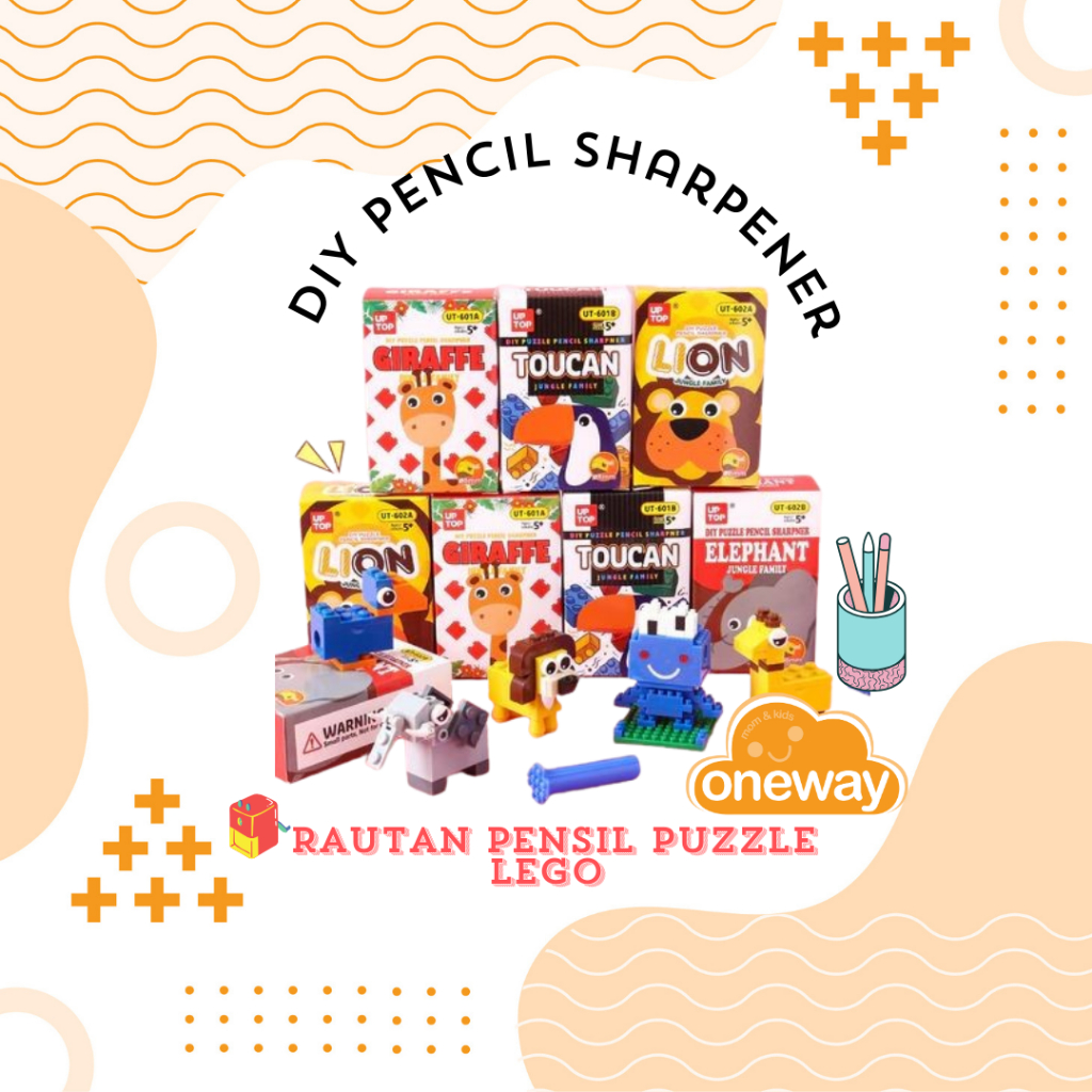 

DIY Pencil Sharpener / Rautan pensil Puzzle Lego