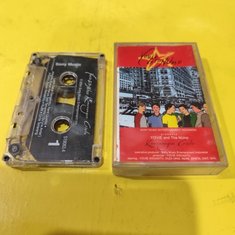 Kaset YOVIE & NUNO Kemenangan Cinta