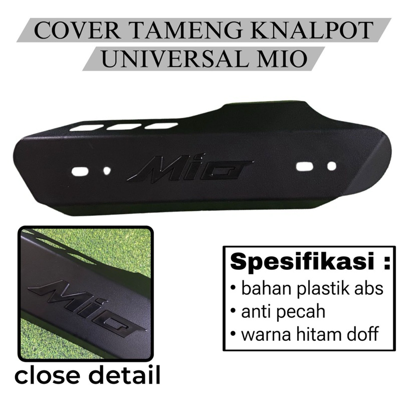 SIAP KIRIM Cover Tutup Knalpot Mio Universal Semua Motor Mio Sporty Mio Soul Mio Smile Mio J Mio GT 