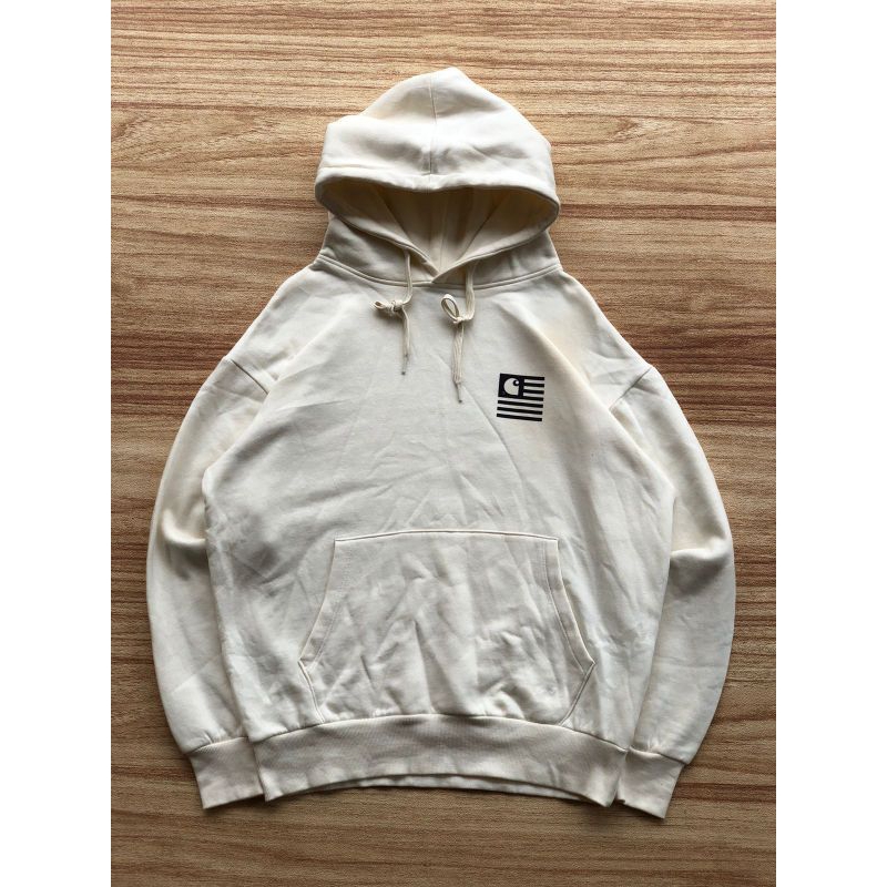 hoddie carhartt state flame off white