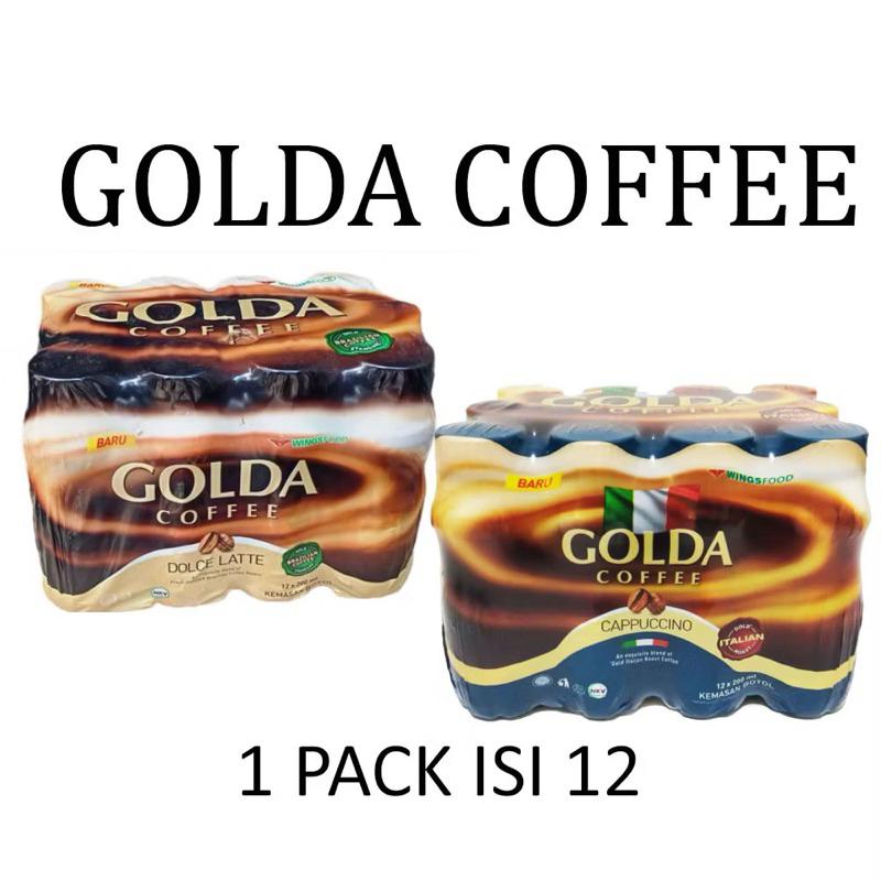 

Golda Coffee Cappuccino dolce latte 200 ml 12botol