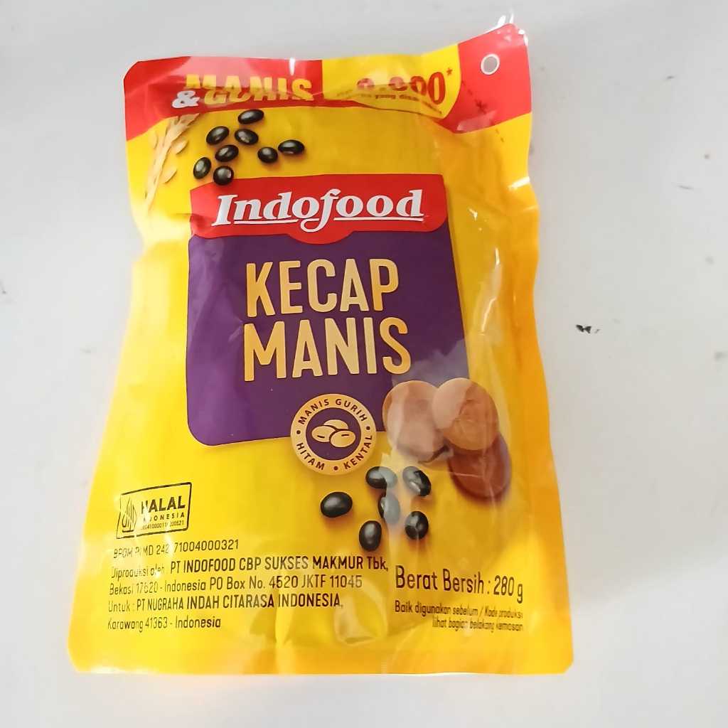 

Indofood Kecap Manis 280gram Refill Pack