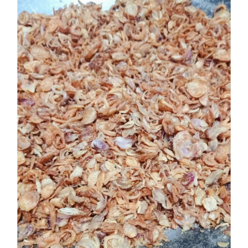 

bawang goreng asli Probolinggo super renyah kemasan ekonomis 100gr
