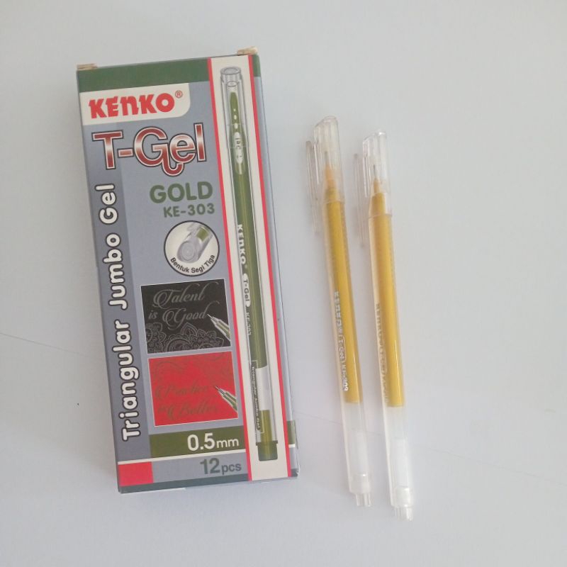 

Pena Emas T-Gel Gold Pena Tinta Emas