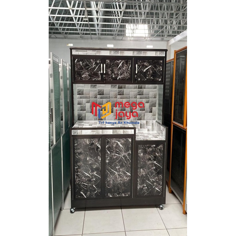 Rak piring Alumunium Roda Acp