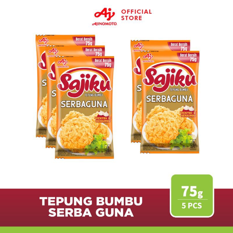 

Tepung Serbaguna Sajiku 40gr 75gr renceng Tepung Bumbu Ajinomoto