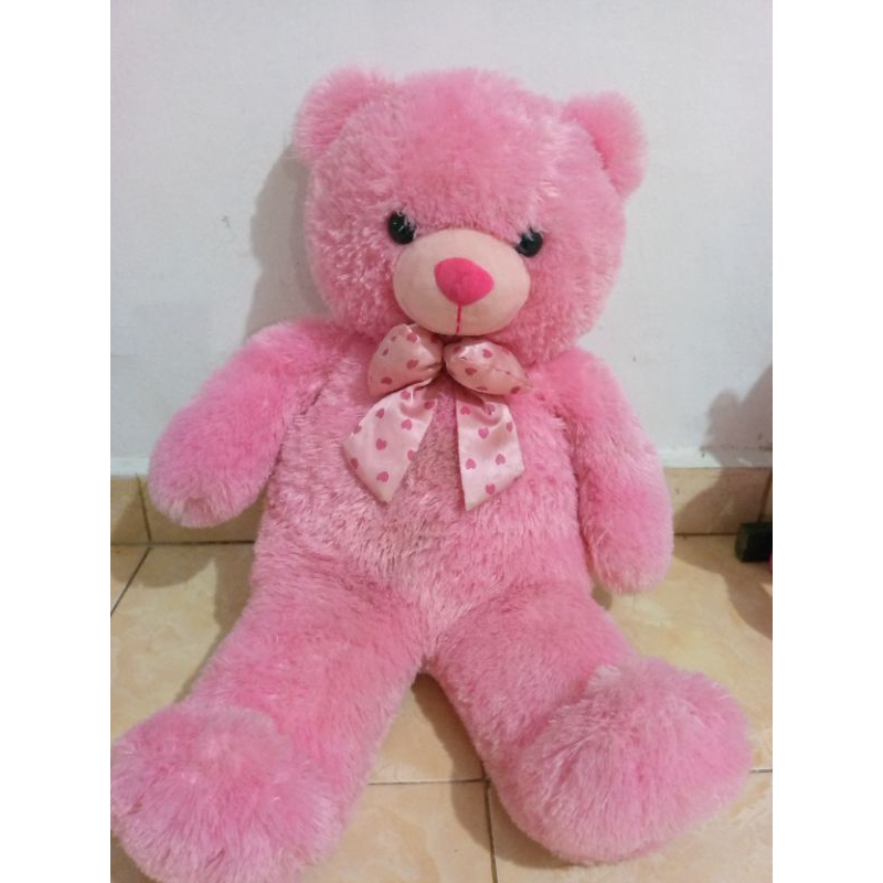 preloved boneka jumbo pink