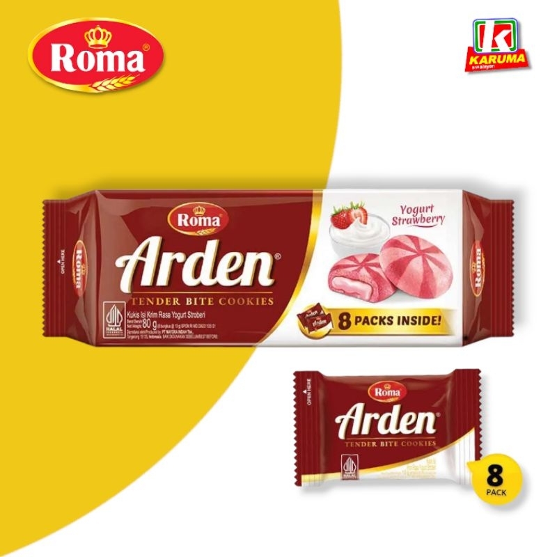 

Roma Arden Tender Bite Cookies Yogurt Strawberry 80g