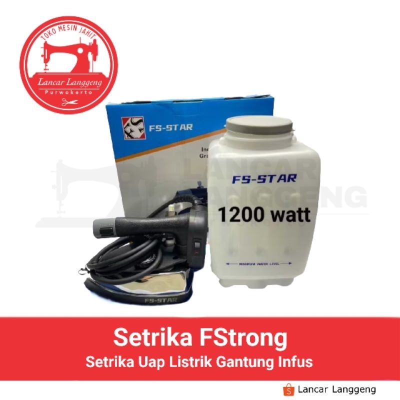 Setrika Uap Listrik Gantung Infus FStrong