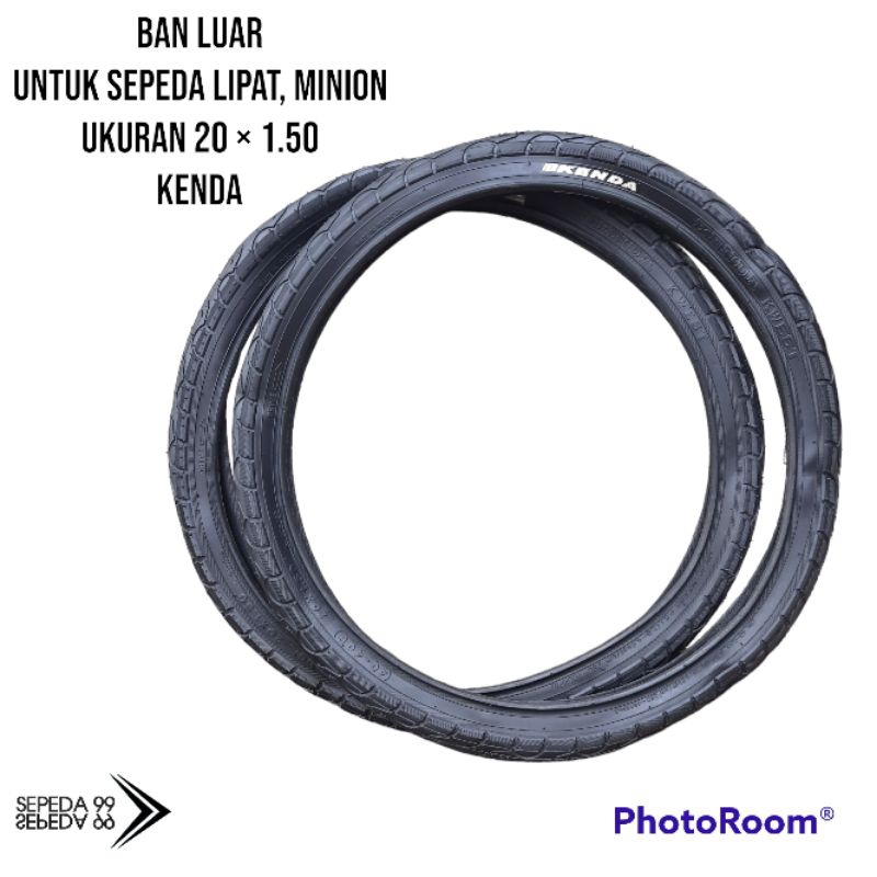ban luar sepeda ukuran 20 × 1.50 sepeda lipat, minion merek kenda
