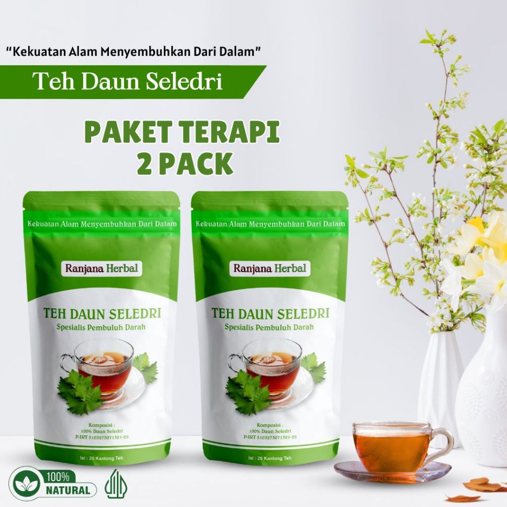

Pasang Ring Jantung Batal, Sehat Sembuh Alami Dengan Program Paket Teh Daun Seledri Ranjana Herbal