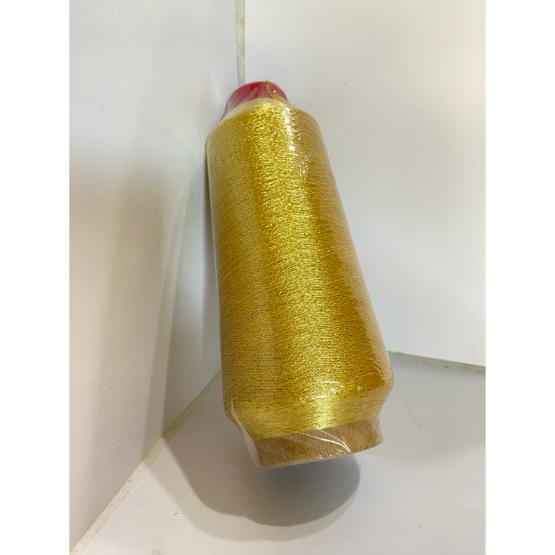 Benang Bordir Metalik Emas