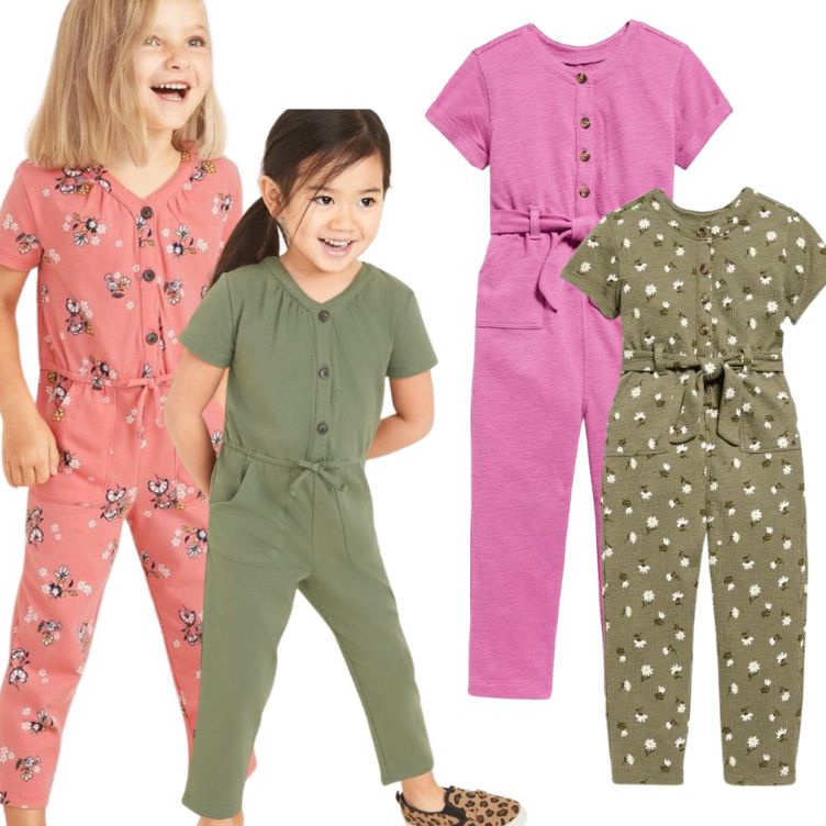 KODE S69R Jumpsuit Anak Perempuan Oldnvy 12bulan  5tahun