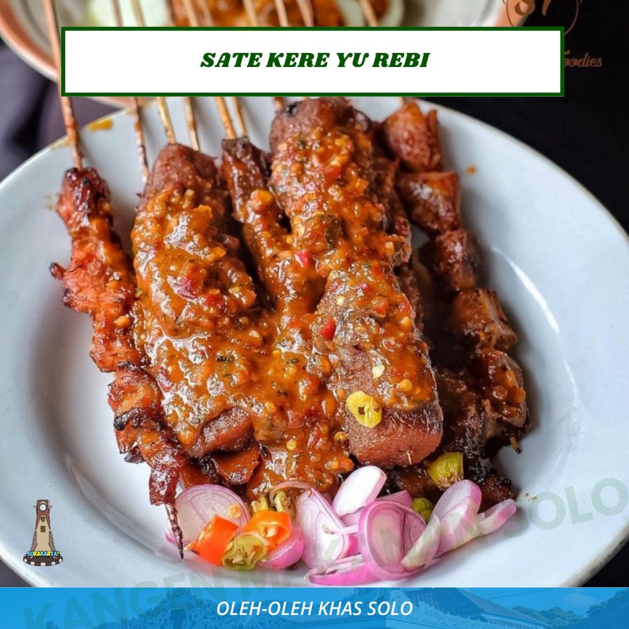 

Sate Kere Yu Rebi Asli Solo - Jastip Kangen Jajanan Solo