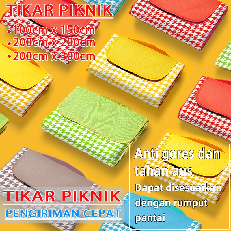 【mahal】tikar piknik aesthetic tikar piknik lipat anti air tikar piknik lipat jumbo tiker lipat pikni