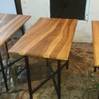 Meja Lipat Knockdown uk 80x50 cm