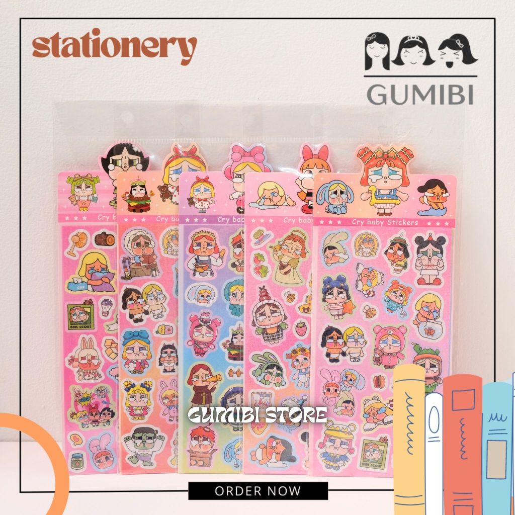 

STIKER HOLOGRAM CRY BABY POWER PUFF STICKER PVC STIKER ALB BABY CRY POWER PUFF TERMURAH