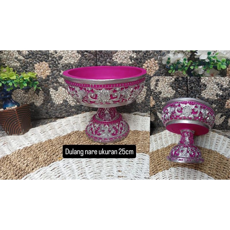 Dulang nare magenta silver