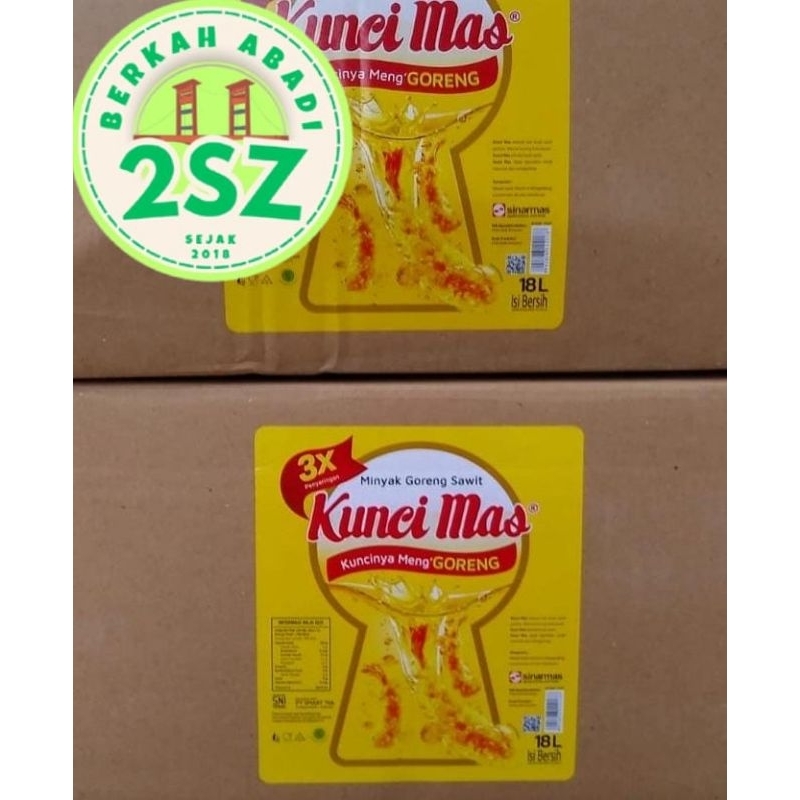 

Minyak Goreng Kunci Mas Kemasan BIB 18 Liter