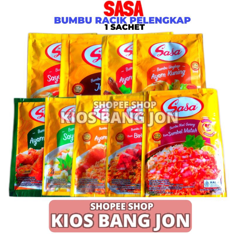 

Sasa Bumbu Racik Pelengkap Rasa 1 Pcs