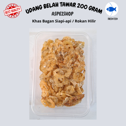 

UDANG BELAH TAWAR/UDANG BELAH 200 GRAM