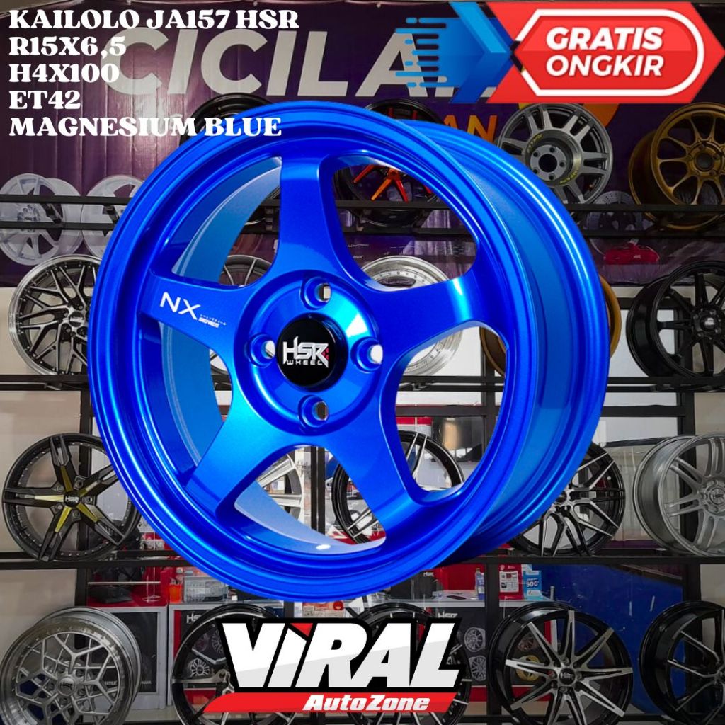 Velg Mobil Brio , Fiesta , Mirage , Agya , HSR KAILOLO RING 15 R15 Murah