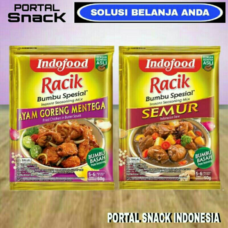 

RACIK indofood 50gr Bumbu Special SEMUR/AYAM GORENG MENTEGA