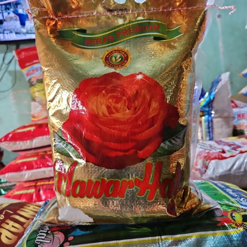 

Beras Premium Mawar Hati 5kg