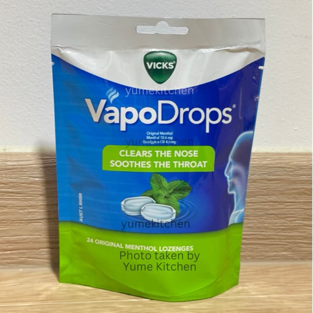 

Vicks VapoDrops Original Menthol - Permen Pelega Tenggorokan