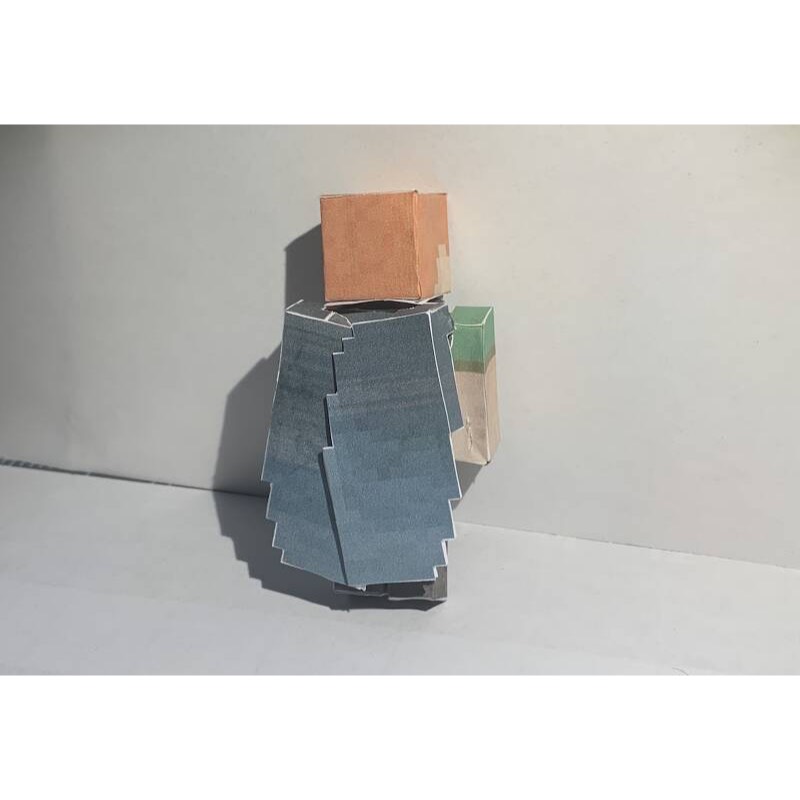 Papercraft Minecraft Sepasang Sayap | Lembaran Pola, Sudah Digunting, atau Sudah Jadi | Dekorasi Mai