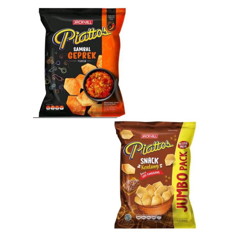 

Piattos Snack Kentang JUMBO 120Gr - Piattos Sapi Panggang / Piattos Sambal Geprek / Snack Kentang / Kripik Kentang / Snack Potato Crispy / Keripik Kentang Olahan / Snack Ultah / Hampers Ultah / Piattos JUMBO Murah / Keripik Kentang Murah / Piattos Renceng