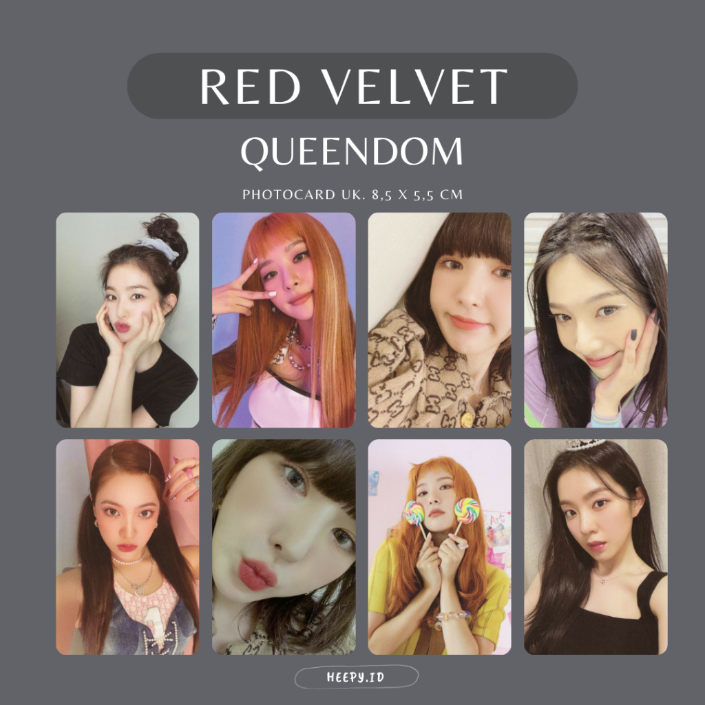 [RV] UNOFFICIAL PHOTOCARD RED VELVET QUEENDOM