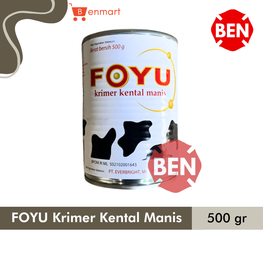 

Foyu Krimer Kental Manis 500g 500gr 500 gram Sweetened Creamer Susu SKM Kaleng