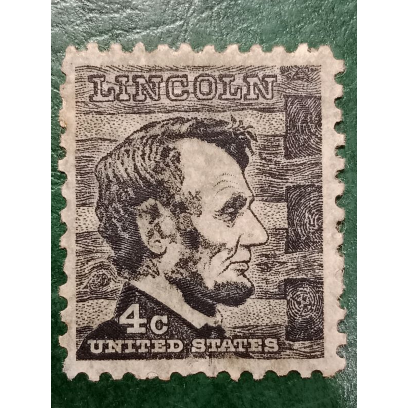 

Prangko USA 4 Cents Abraham Lincoln Tahun 1965 USED