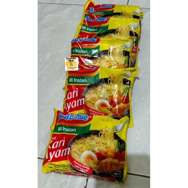 

INDOMIE KARI AYAM PROMO SEPAKET ISI 5 /INDOMIE RASA KARI AYAM